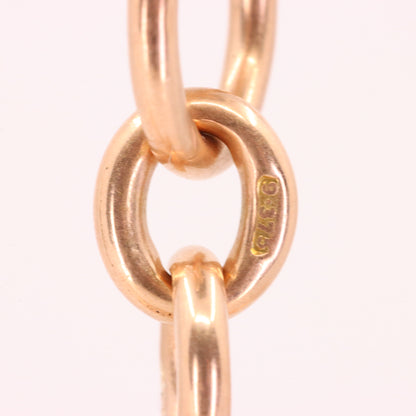 Antique 9ct Hallmarked Rose Gold 2 Inch Albert Chain Extension T Bar Watch Fob
