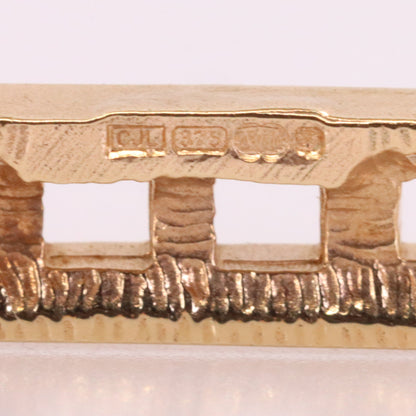 Vintage 9ct Hallmarked Gold Art Nouveau Rennie Mackintosh Brooch Boxed Gift