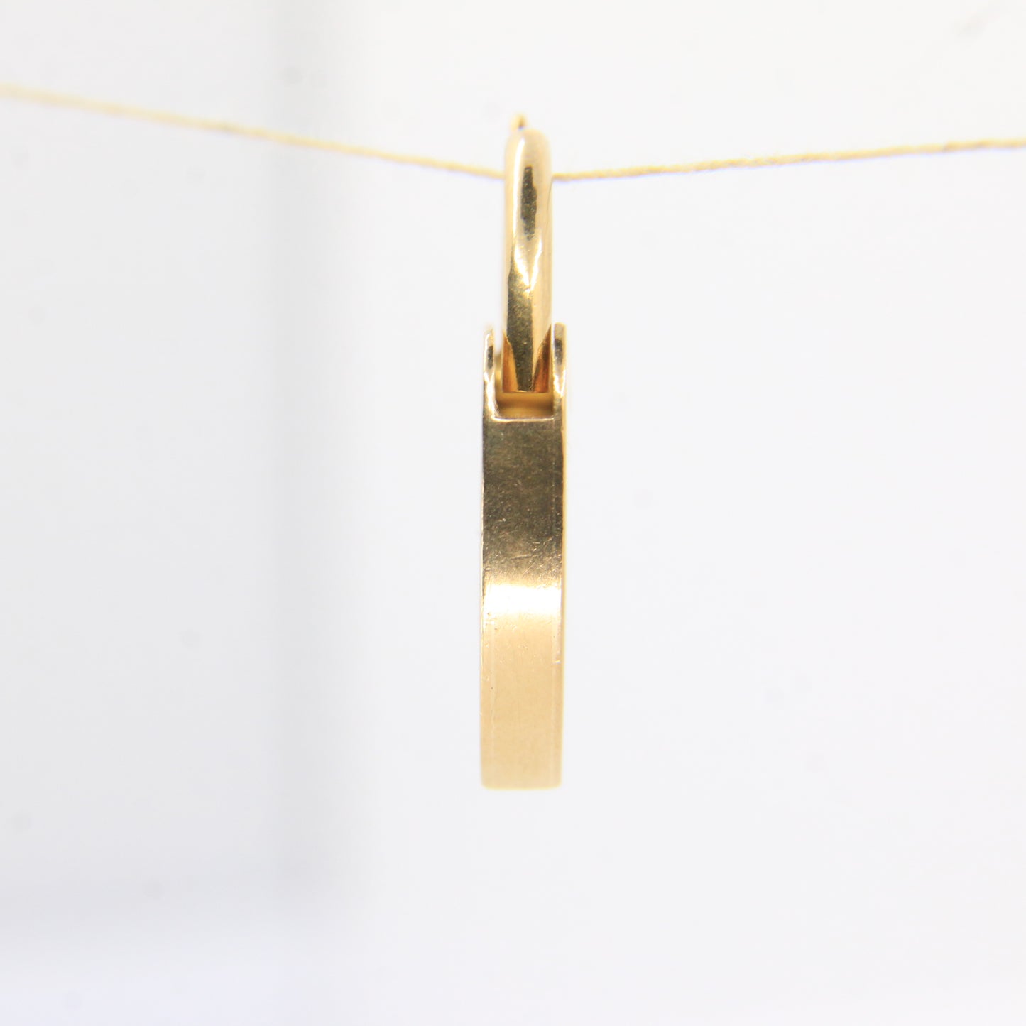 Vintage 9ct Heart Lock Gold Charm Padlock Closer Pendant Hallmarked Gifts Crafts