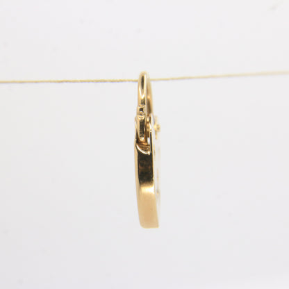 Vintage 9ct Heart Lock Gold Charm Padlock Closer Pendant Hallmarked Gifts Crafts