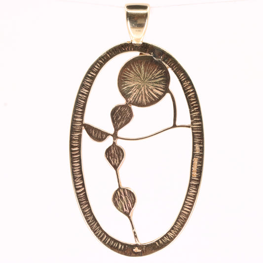 Vintage 9ct Hallmarked Gold Art Nouveau Rennie Mackintosh Pendant Boxed Gift