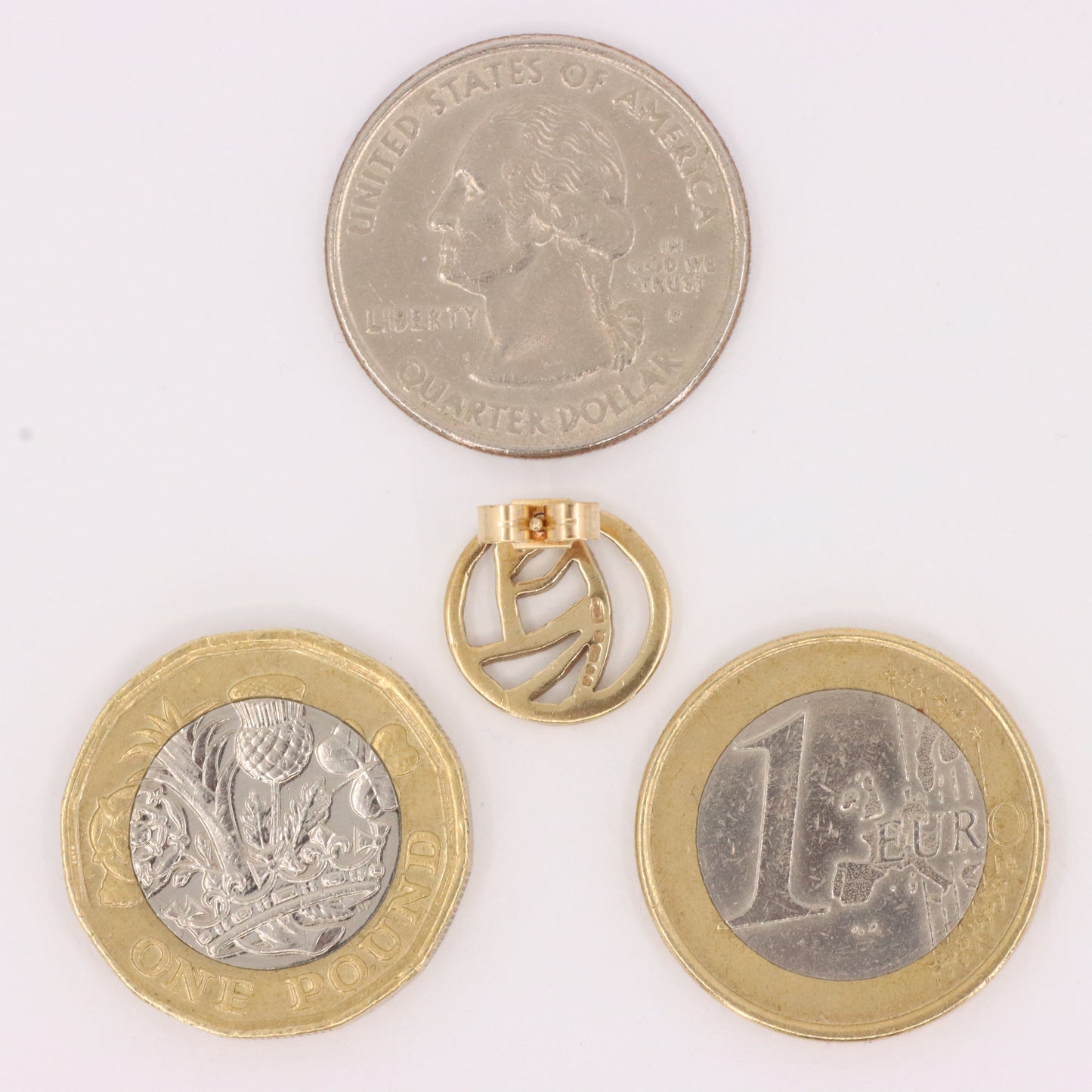 Vintage 9ct Hallmarked Gold Art Nouveau Rennie Mackintosh Earrings Boxed Gift