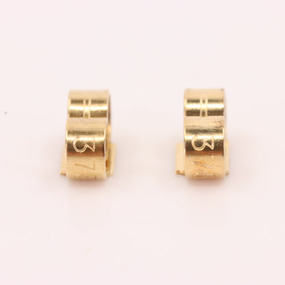 Vintage 9ct Hallmarked Gold Art Nouveau Rennie Mackintosh Earrings Boxed Gift