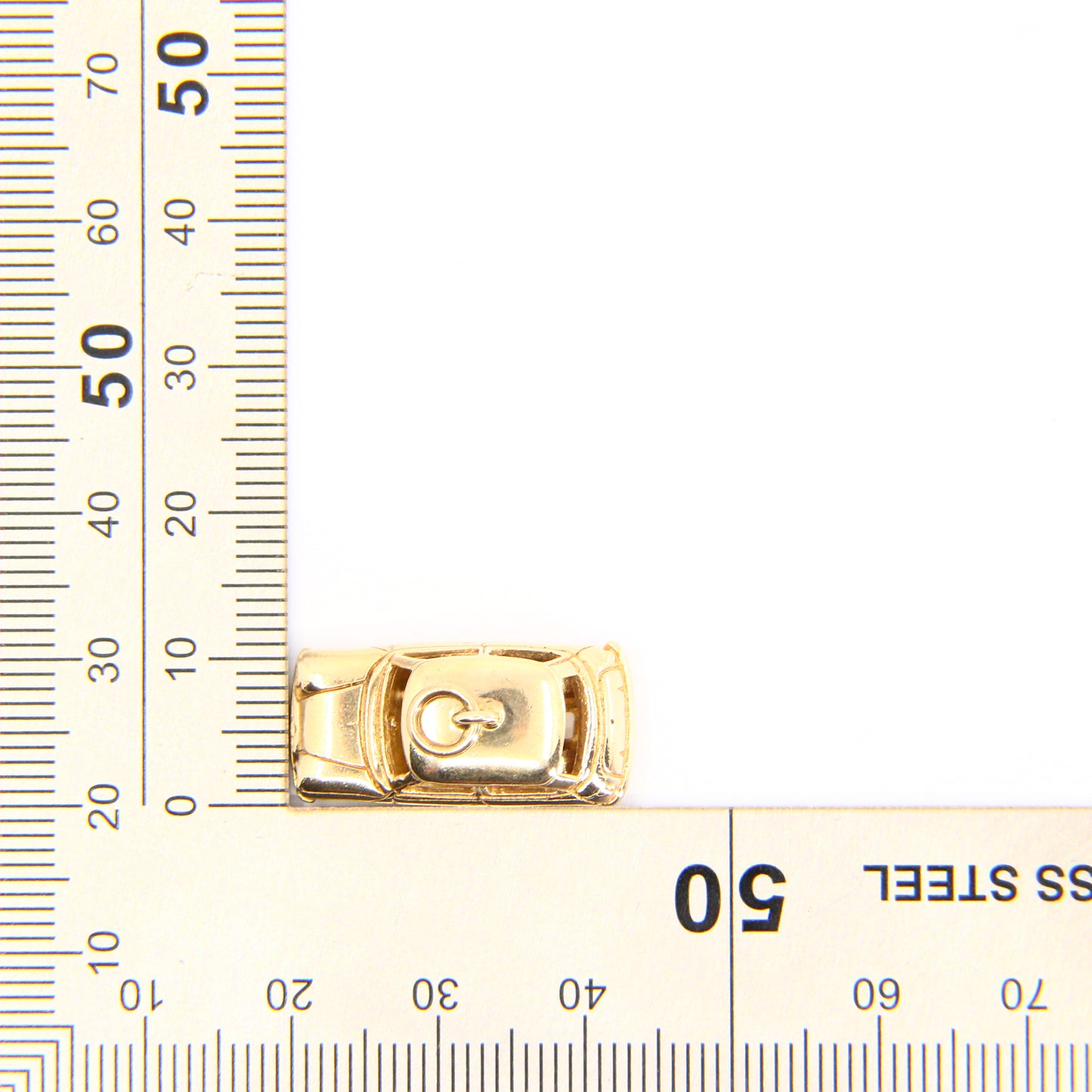 Vintage 9ct Retro Mini Cooper Car Charm Yellow Gold Hallmarked Automobile Pendant