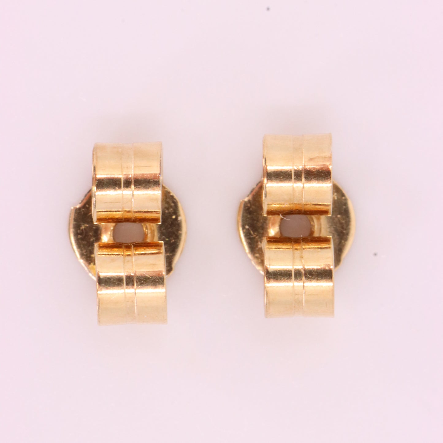 Vintage 9ct Hallmarked Yellow Twisted Gold Knot Stud Earrings Boxed Gift