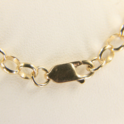 Vintage 9ct Gold Hallmarked 30 Inch Belcher Chain Necklace Boxed