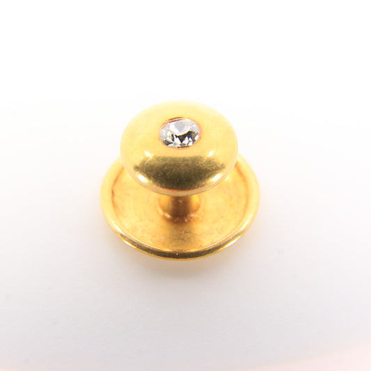 Vintage Tiffany & Co 18ct Gold Diamond Cufflink Stud 18K Yellow Gold