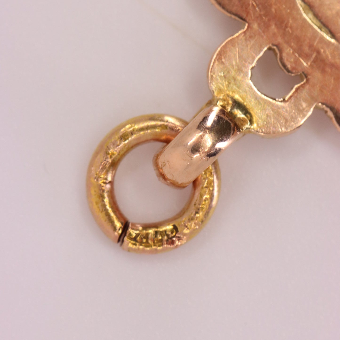 Vintage 9ct Gold Masonic G Pendant Freemason Symbol Member Charm Engraved Detail