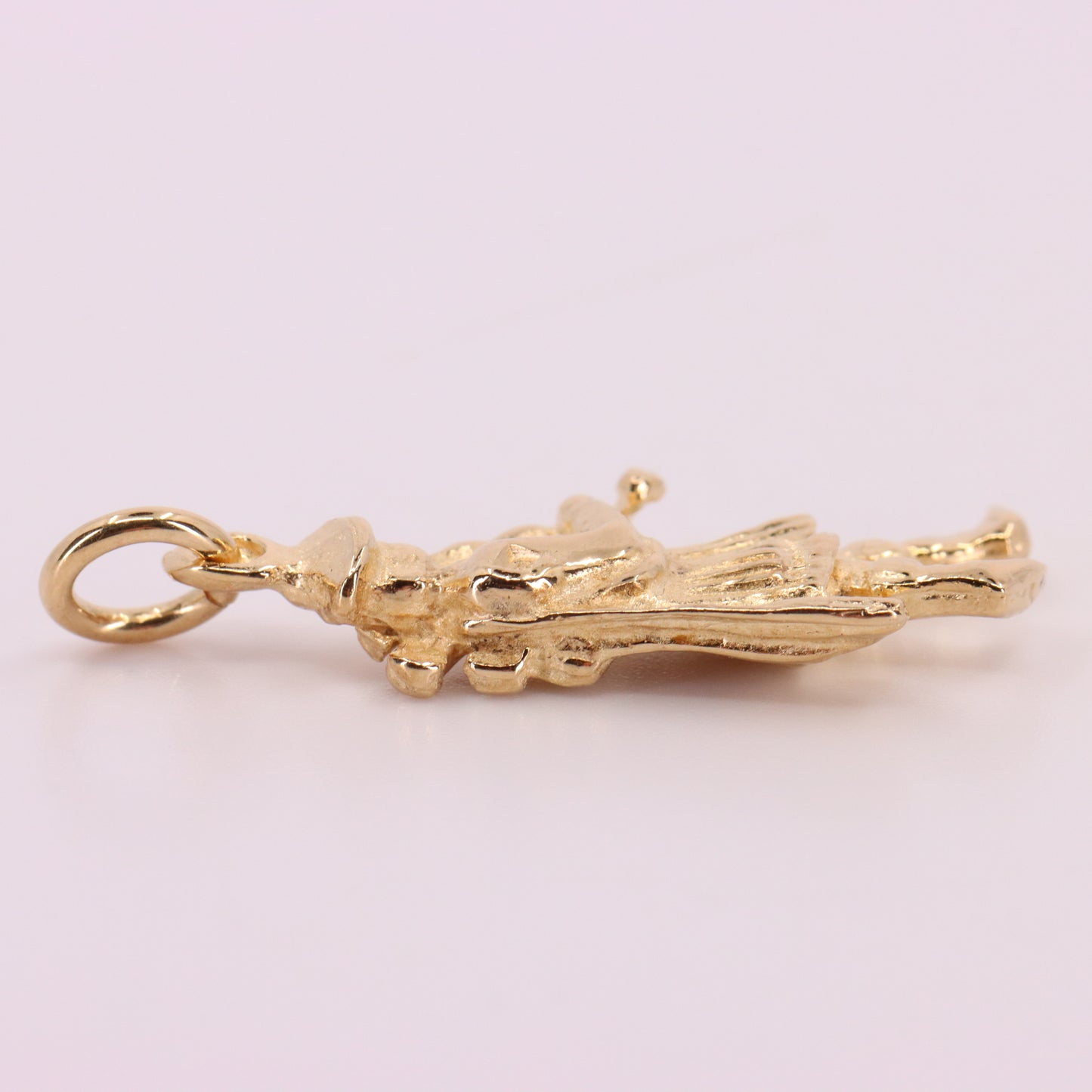 Vintage 9ct Hallmarked Yellow Gold Scottish Bagpiper Pendant Scotland Charm Gift