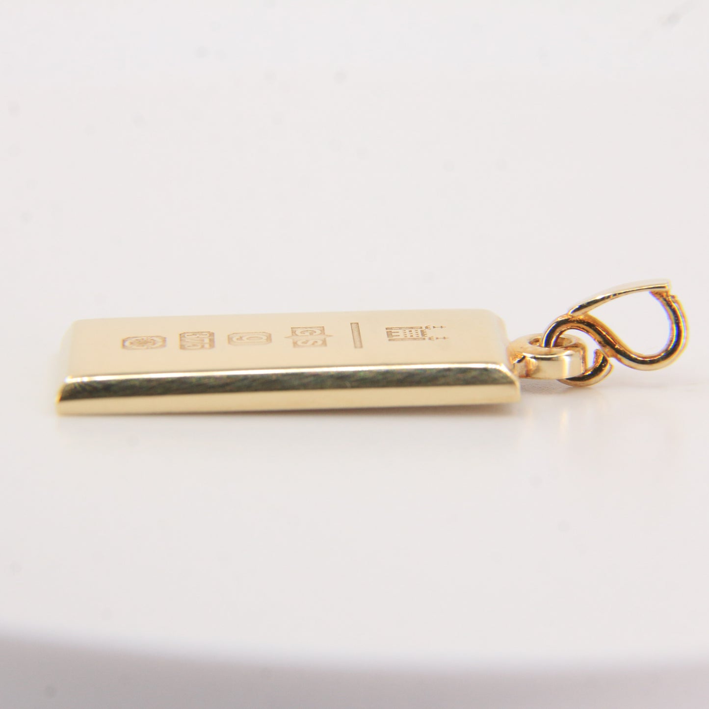 Vintage 9ct Gold 1/4 OZ Royal Mint Ingot Pendant 18 INCH Necklace 2006