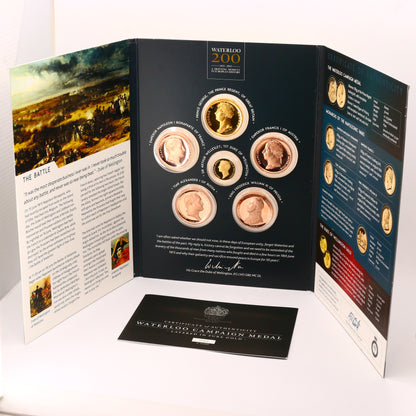 Waterloo 200 Year Anniversary The Battle Of Waterloo 1815-2015 COMPLETE COIN SET