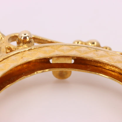Vintage 9ct Hallmarked Gold Full Sovereign Coin Mount Pendant Display Frame