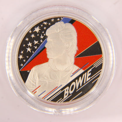 2020 Royal Mint Silver Proof David Bowie One Ounce Coin 1oz - Music Legends - Royal Mint Boxed Gift