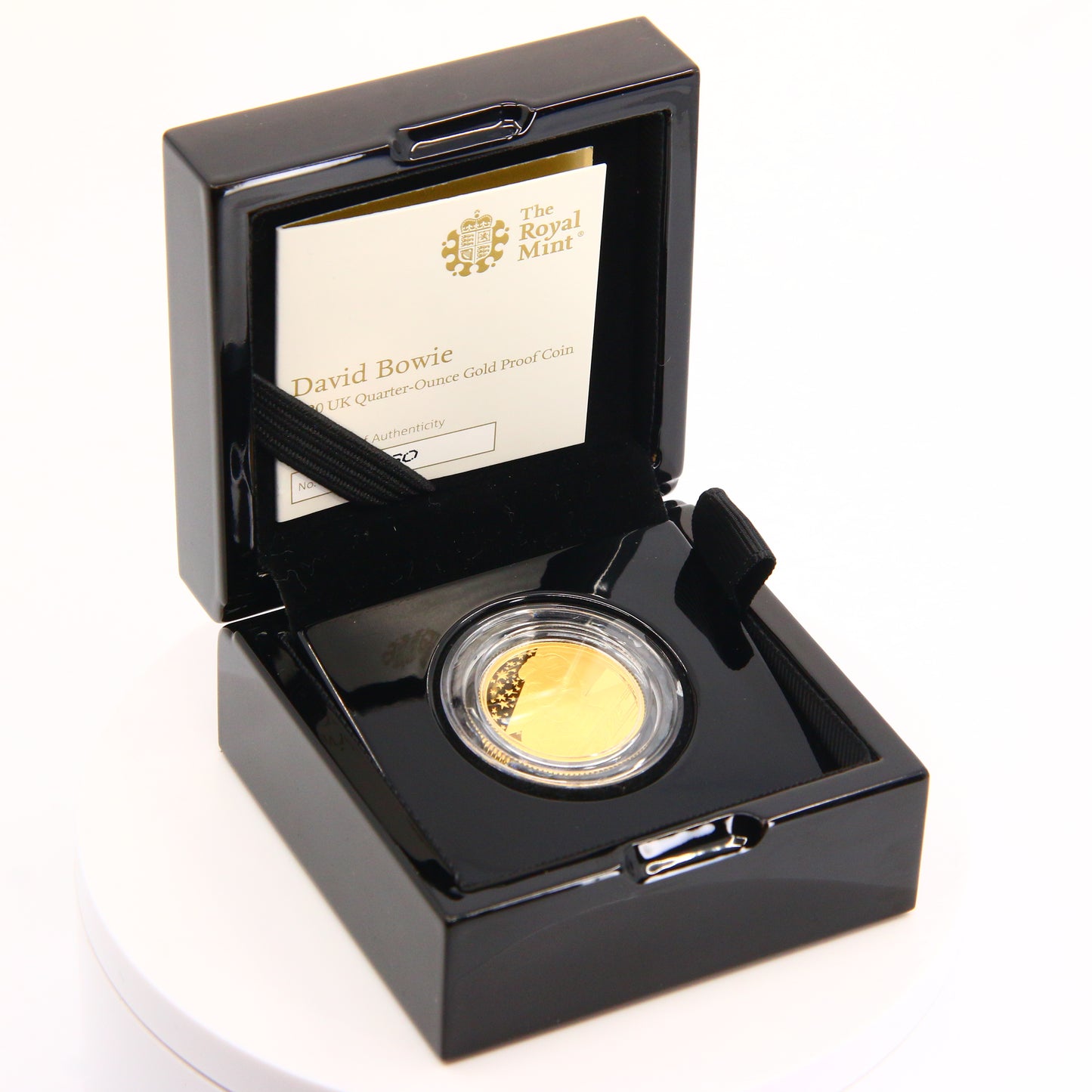 2020 Royal Mint Gold Proof David Bowie Coin 1/4oz - Music Legends - Royal Mint