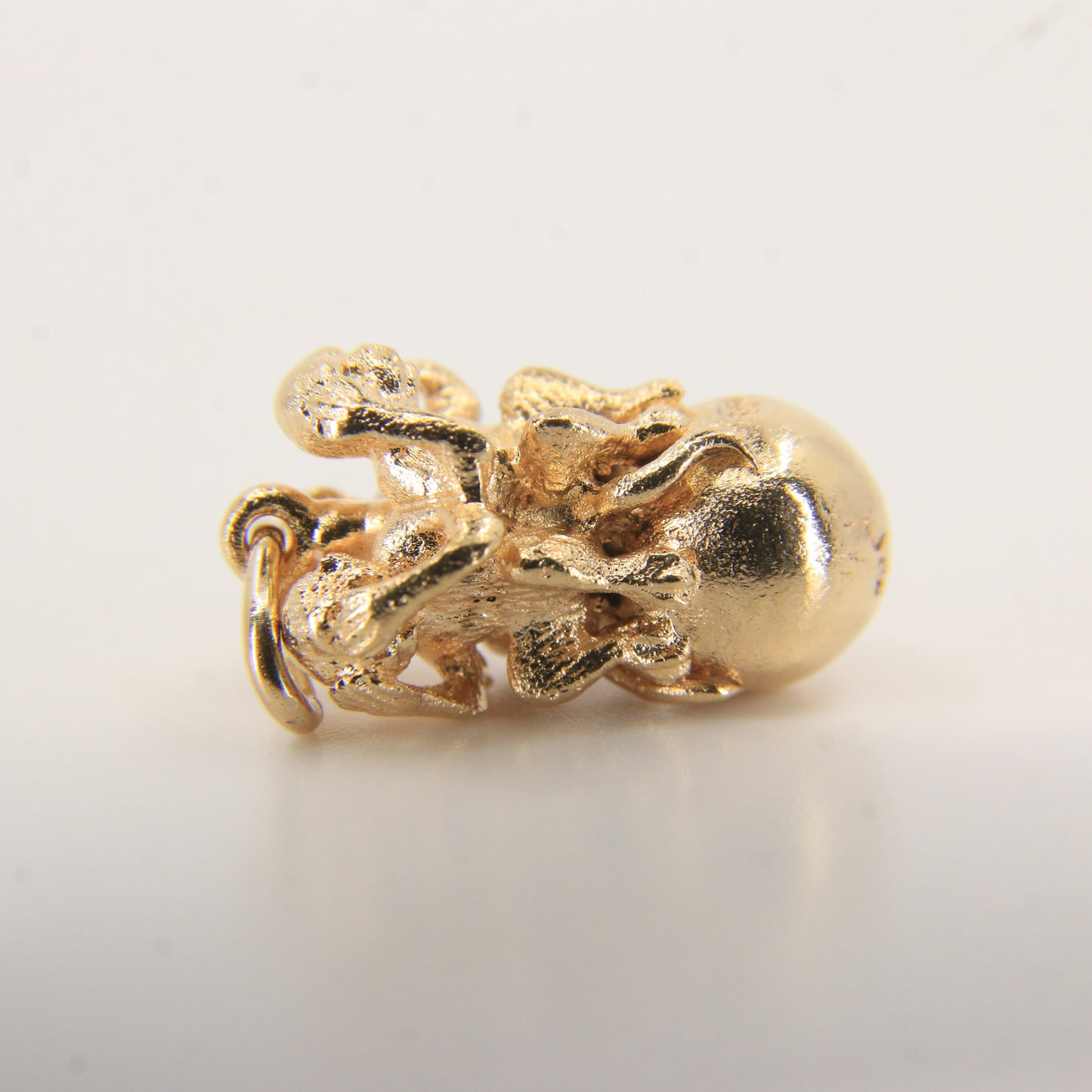 Vintage 9ct Three Wise Monkeys Pendant Charm Yellow Gold Gift