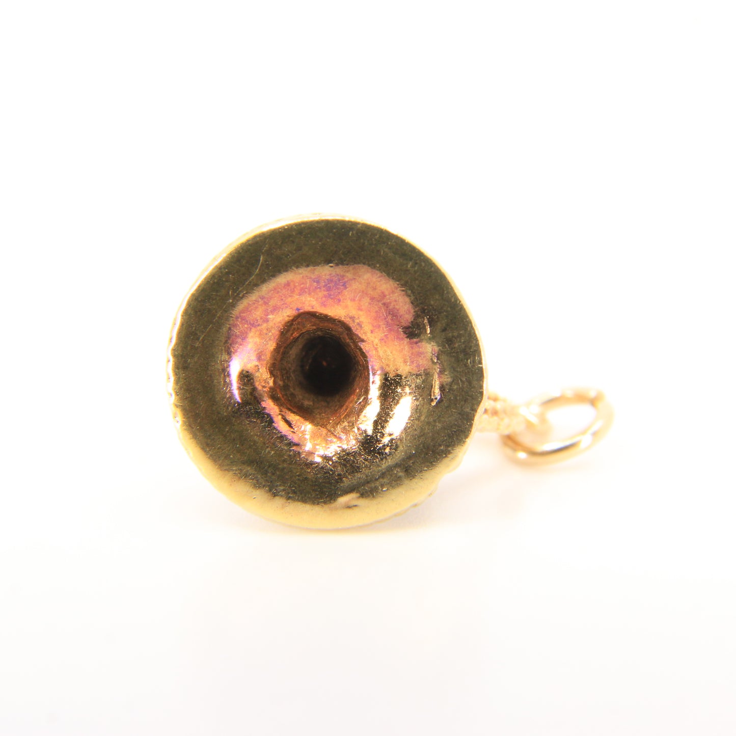 Vintage 9ct Solid Gold Candle Lamp Charm Pendant Yellow Gold Gift