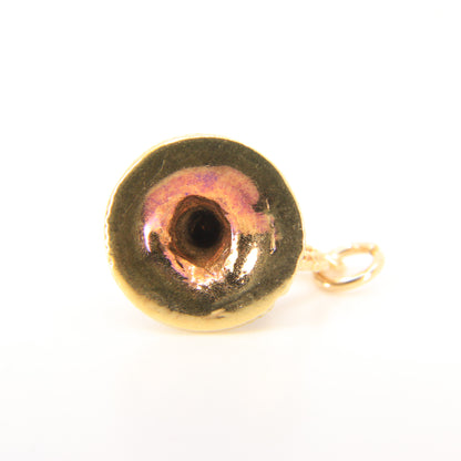 Vintage 9ct Solid Gold Candle Lamp Charm Pendant Yellow Gold Gift