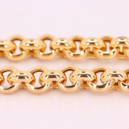 Vintage 9ct Hallmarked Yellow Gold 27 Inch 4mm Belcher Chain Necklace Boxed Gift
