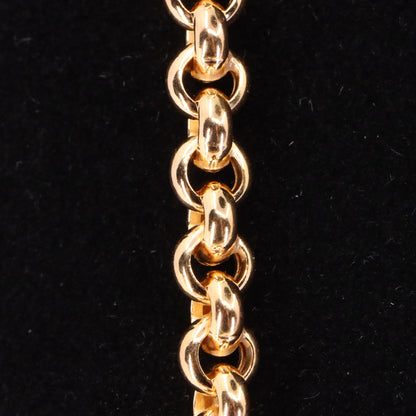Vintage 9ct Hallmarked Yellow Gold 27 Inch 4mm Belcher Chain Necklace Boxed Gift