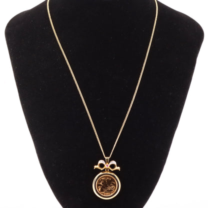 Royal Mint Eternal Love 2003 Half Sovereign Pendant Necklace 18 Inch Certificate