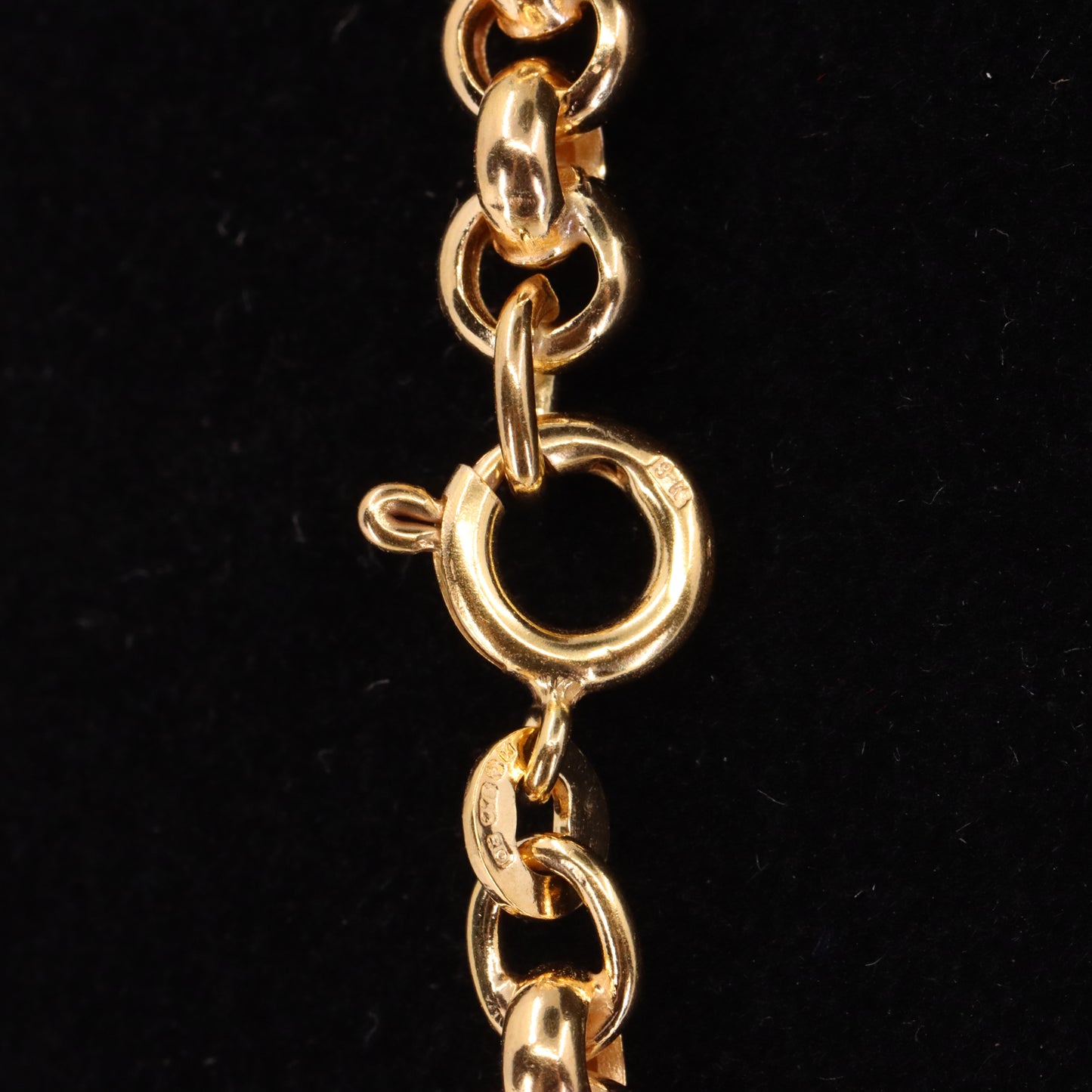 Vintage 9ct Hallmarked Yellow Gold 27 Inch 4mm Belcher Chain Necklace Boxed Gift