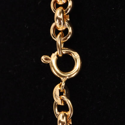 Vintage 9ct Hallmarked Yellow Gold 27 Inch 4mm Belcher Chain Necklace Boxed Gift