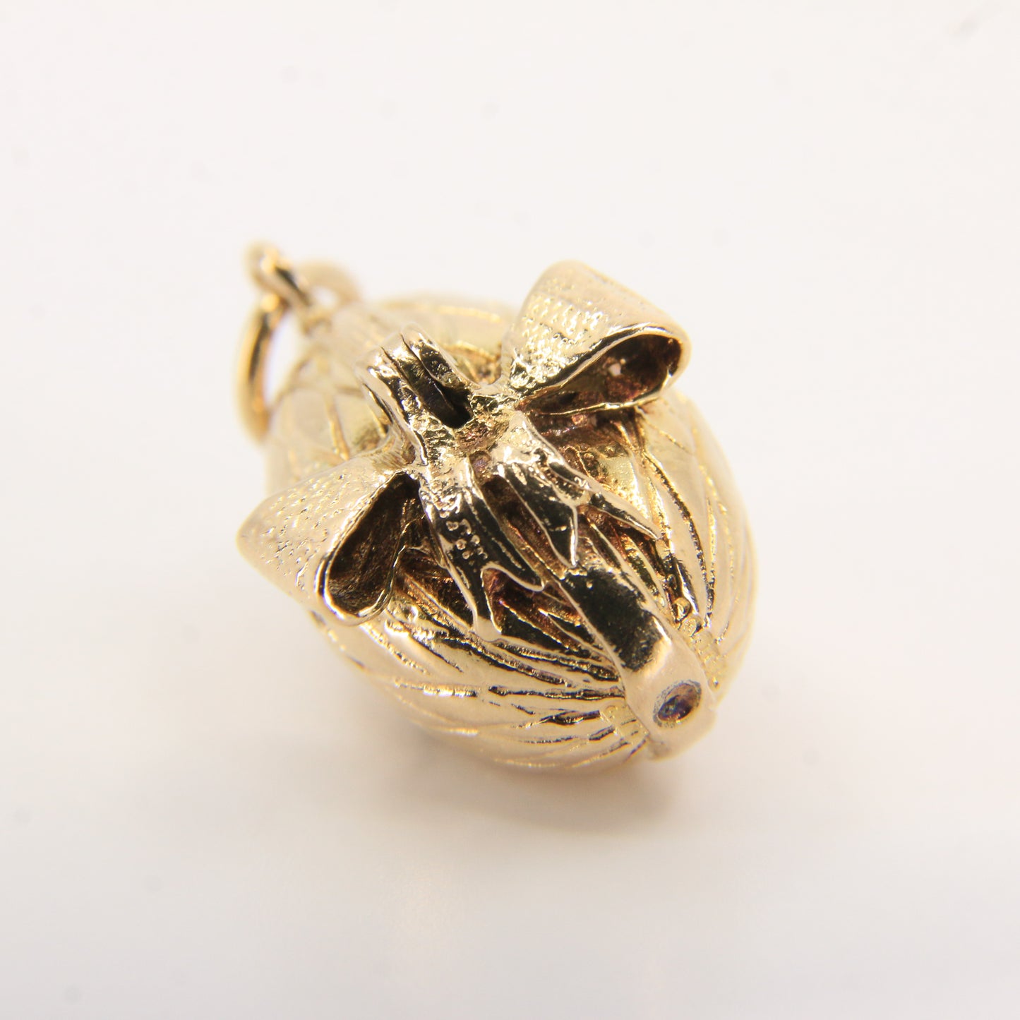 Vintage 9ct Hallmarked Opening Egg & Chick Charm Pendant Gold Gift