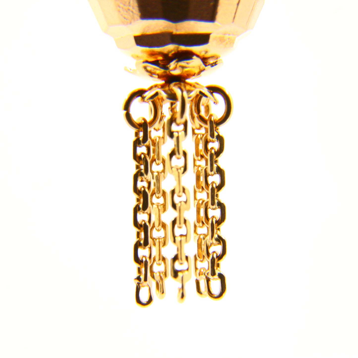 Vintage 18ct Ball Tassel Charm Unmarked 18 Carat Pendant Yellow Gold