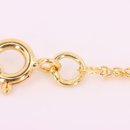 Vintage 18ct Yellow Gold Hallmarked 20 Inch Rope Chain Necklace 1mm Boxed Gift