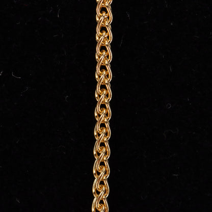 Vintage 18ct Yellow Gold Hallmarked 20 Inch Rope Chain Necklace 1mm Boxed Gift