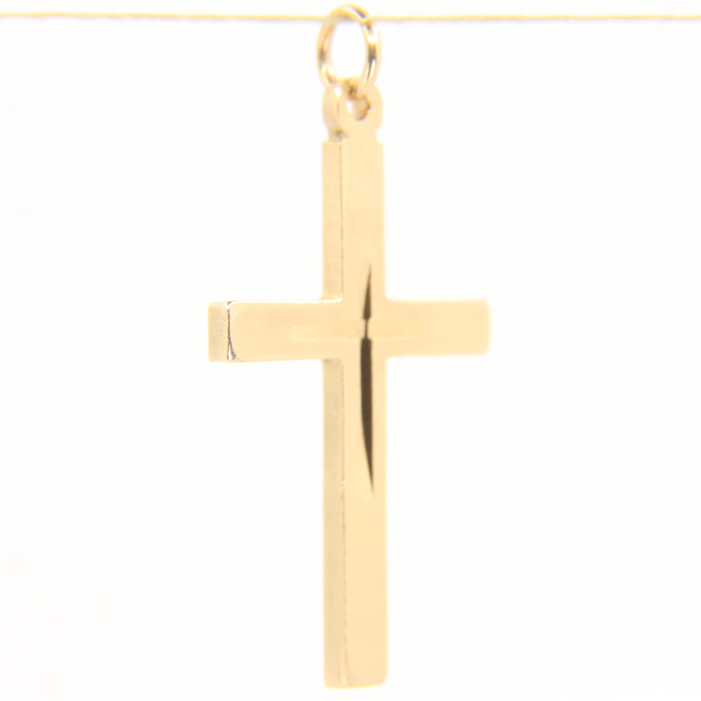 Vintage 9ct Hallmarked Solid Gold Cross Pendant Charm Religious Gift
