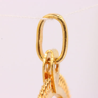Antique 1911 Full Sovereign Coin Pendant 21ct Gold Mount George V Investment Gift