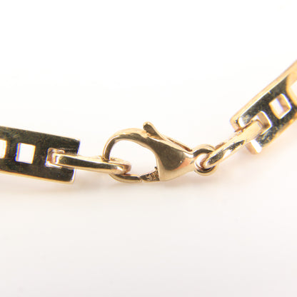 Vintage 9ct Yellow Gold Hallmarked Rennie Mackintosh Bracelet 7.5 Inch Boxed Gift