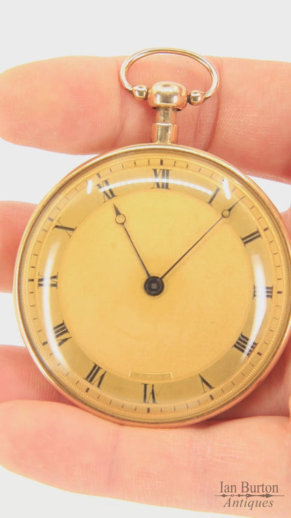 Antique 18ct Gold Lepine Quarter Repeater Pocket Watch, Paris Key Wind c1800